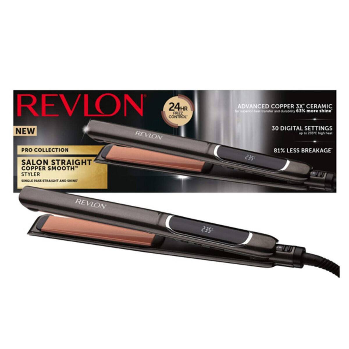 Salon Straight Copper Smooth 