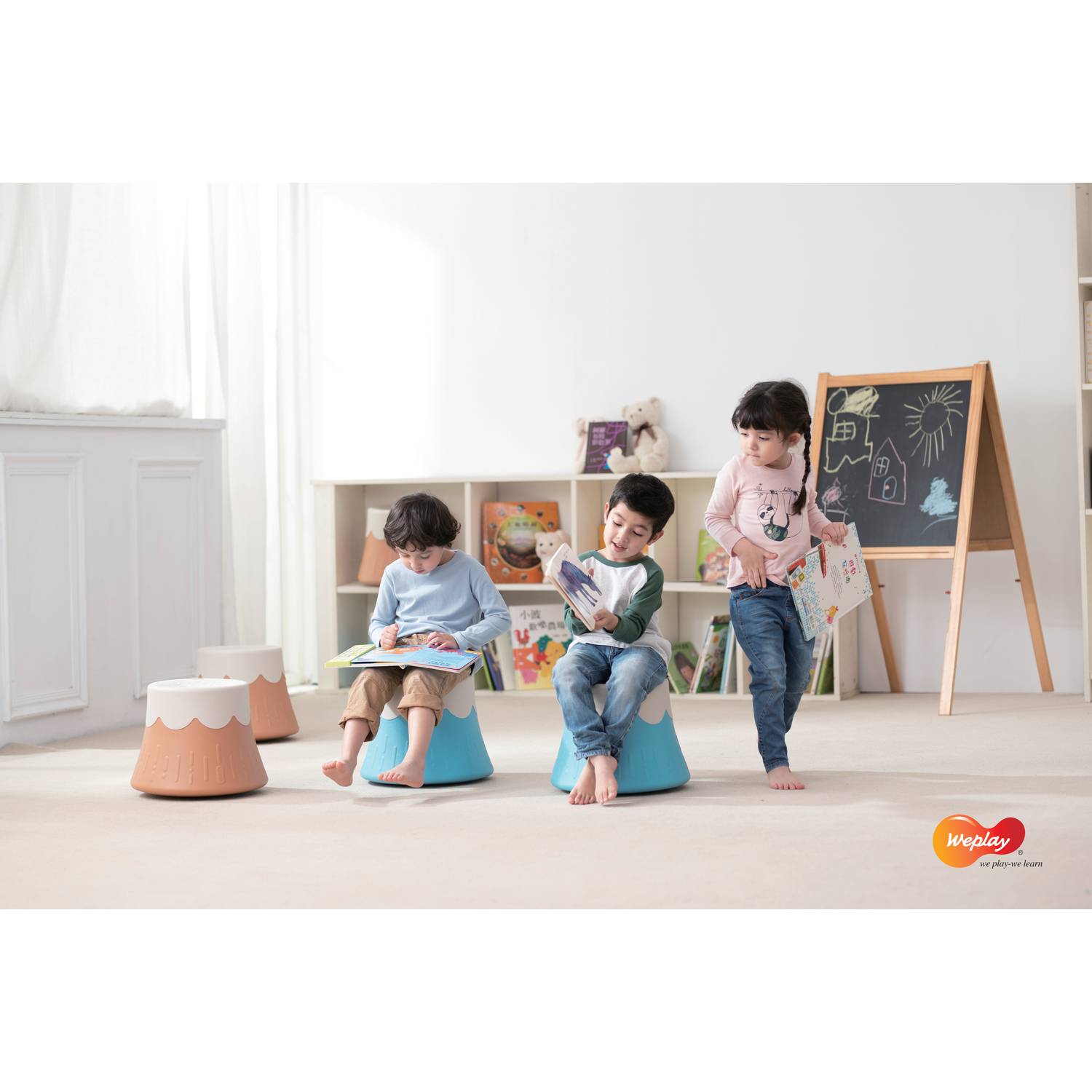 Weplay KE0011-00B Rocking Volcano Misty Blue, blau