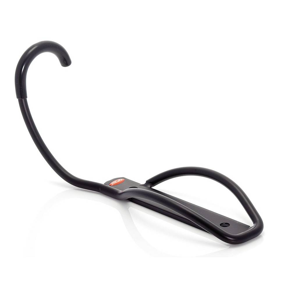 XLC KS-W01 Wandhalter zum Einhängen am Vorderrad, 45 mm, schwarz