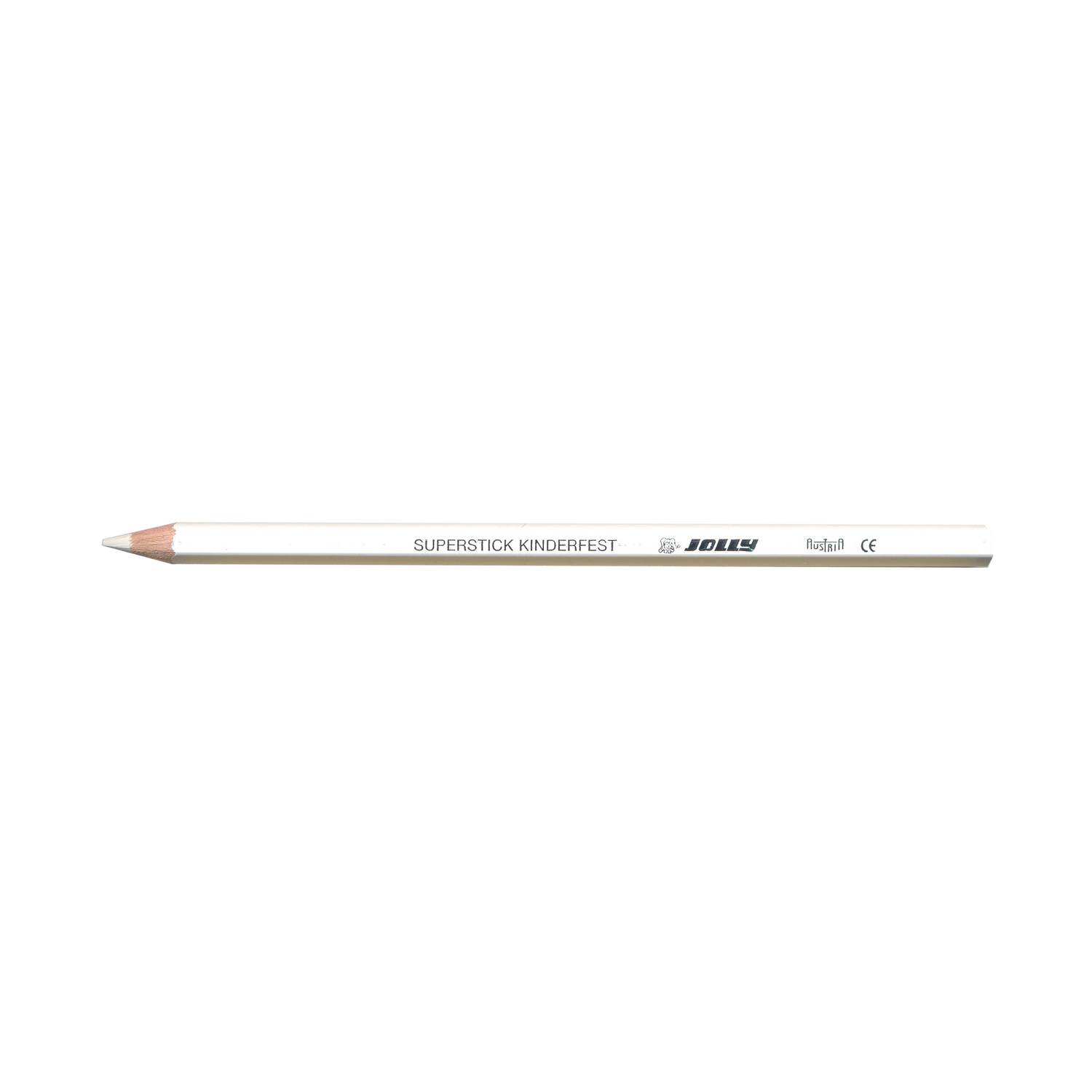 Jolly 3000-0236 Supersticks Buntstifte, Kinderfest, weiß (12er Pack)