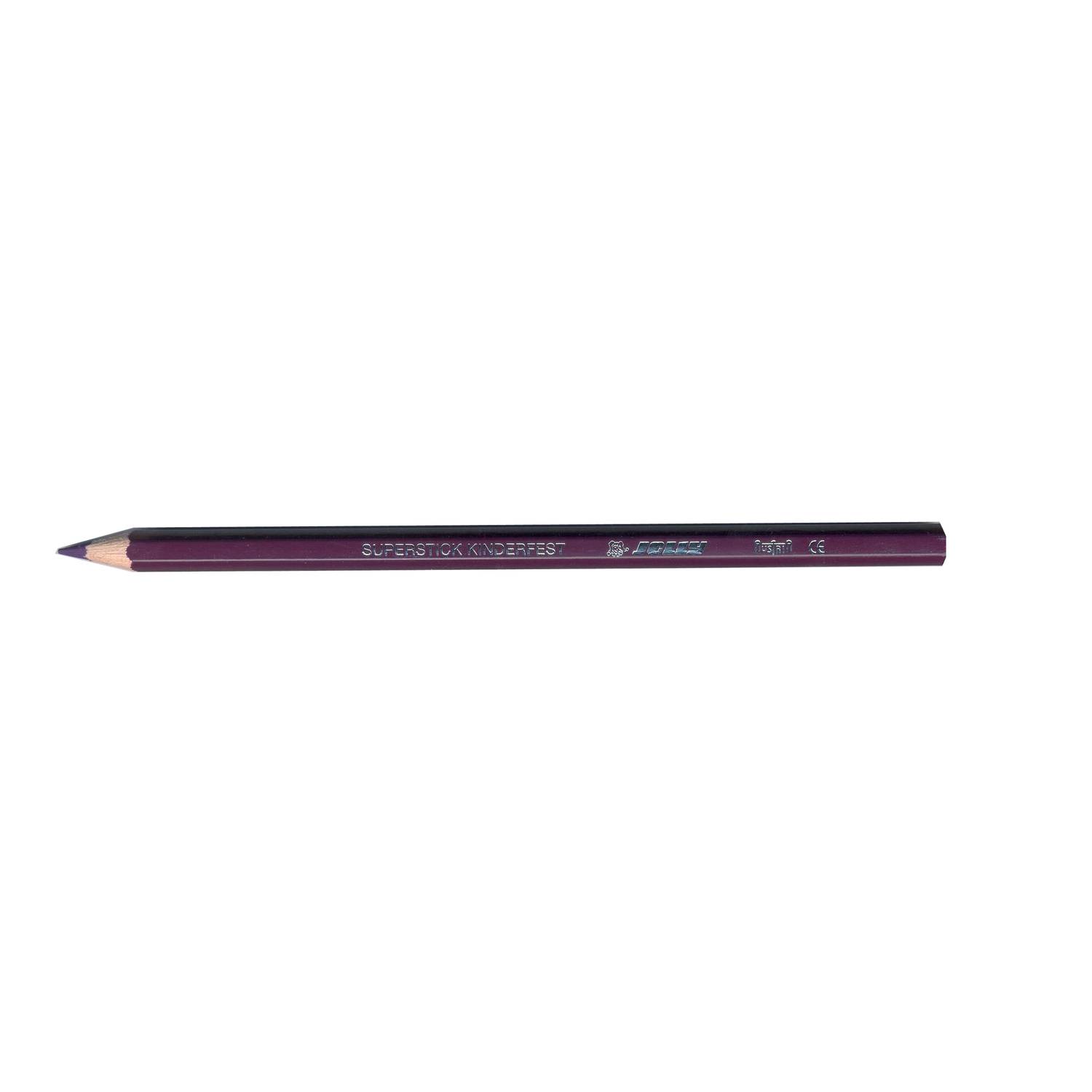Jolly 3000-0242 Supersticks Buntstifte Kinderfest, violett (12er Pack)