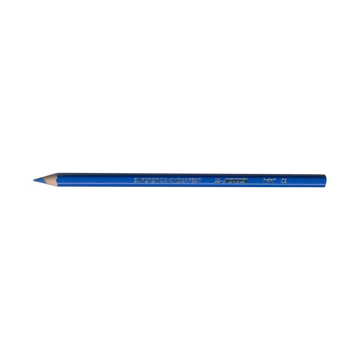 Jolly 3000-0376 Supersticks Buntstifte Kinderfest, meerblau (12er Pack)