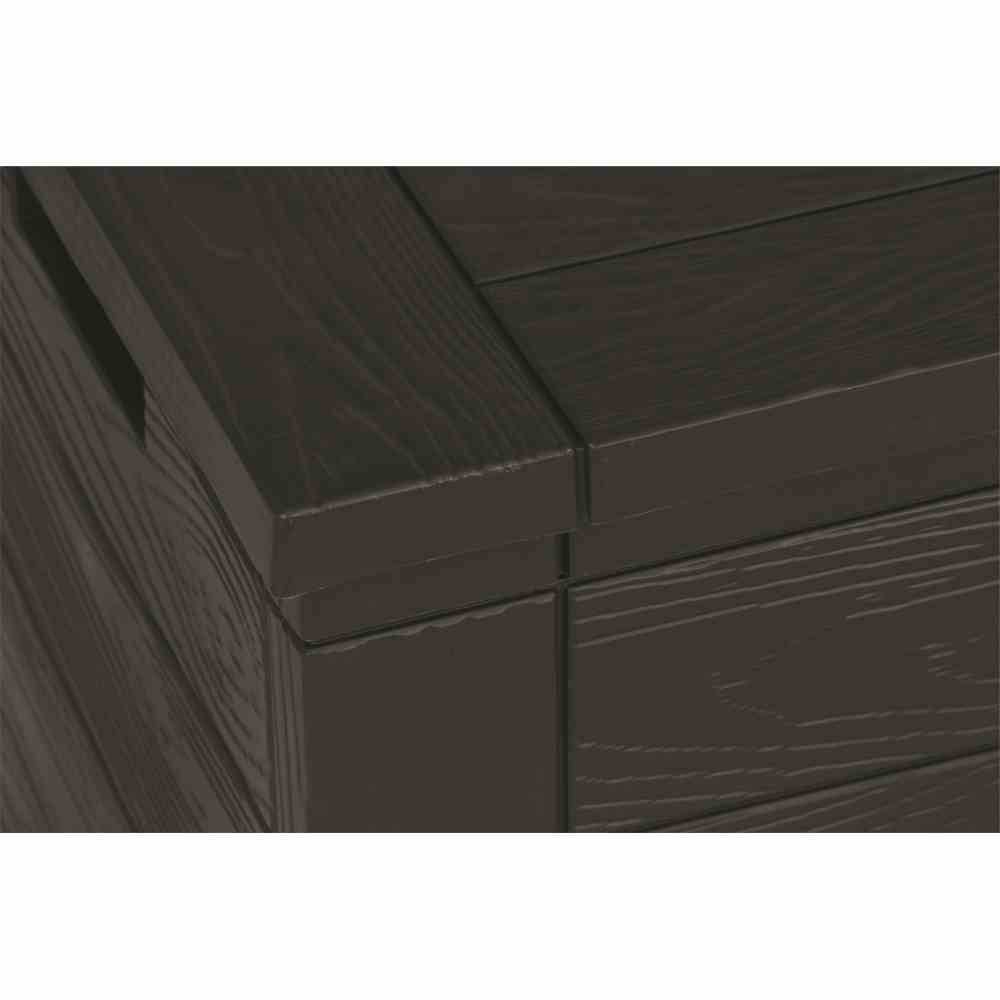Kissenbox Woody 120 cm 120x45x60 cm, braun