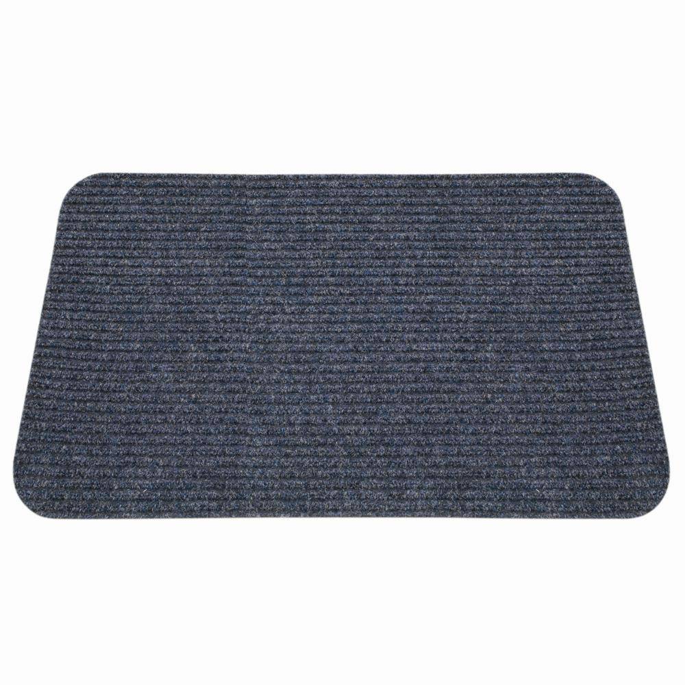 Siena Garden 203-1506010 Fußmatte PLUTO, 100% Polypropylen-Flor, 50 x 80 cm, blau