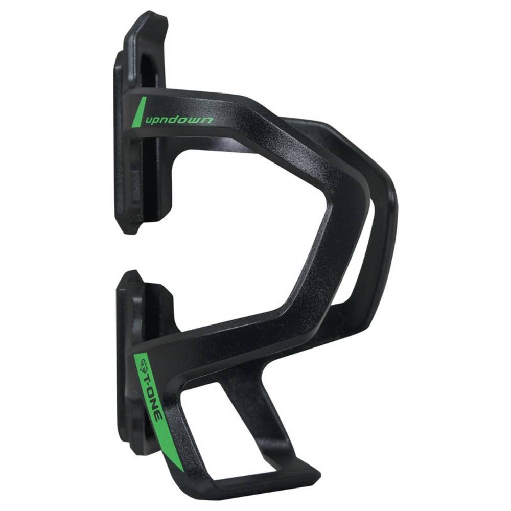 T-ONE T-BC09B Trinkflaschenhalter Upndown Kunststoff höhenverstellbar, schwarz