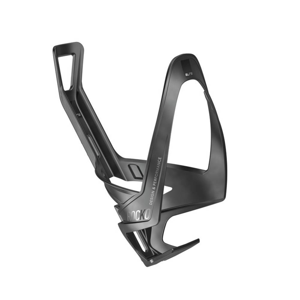 Elite 0174001 Trinkflaschenhalter Rocko Carbon, schwarz matt, schwarz