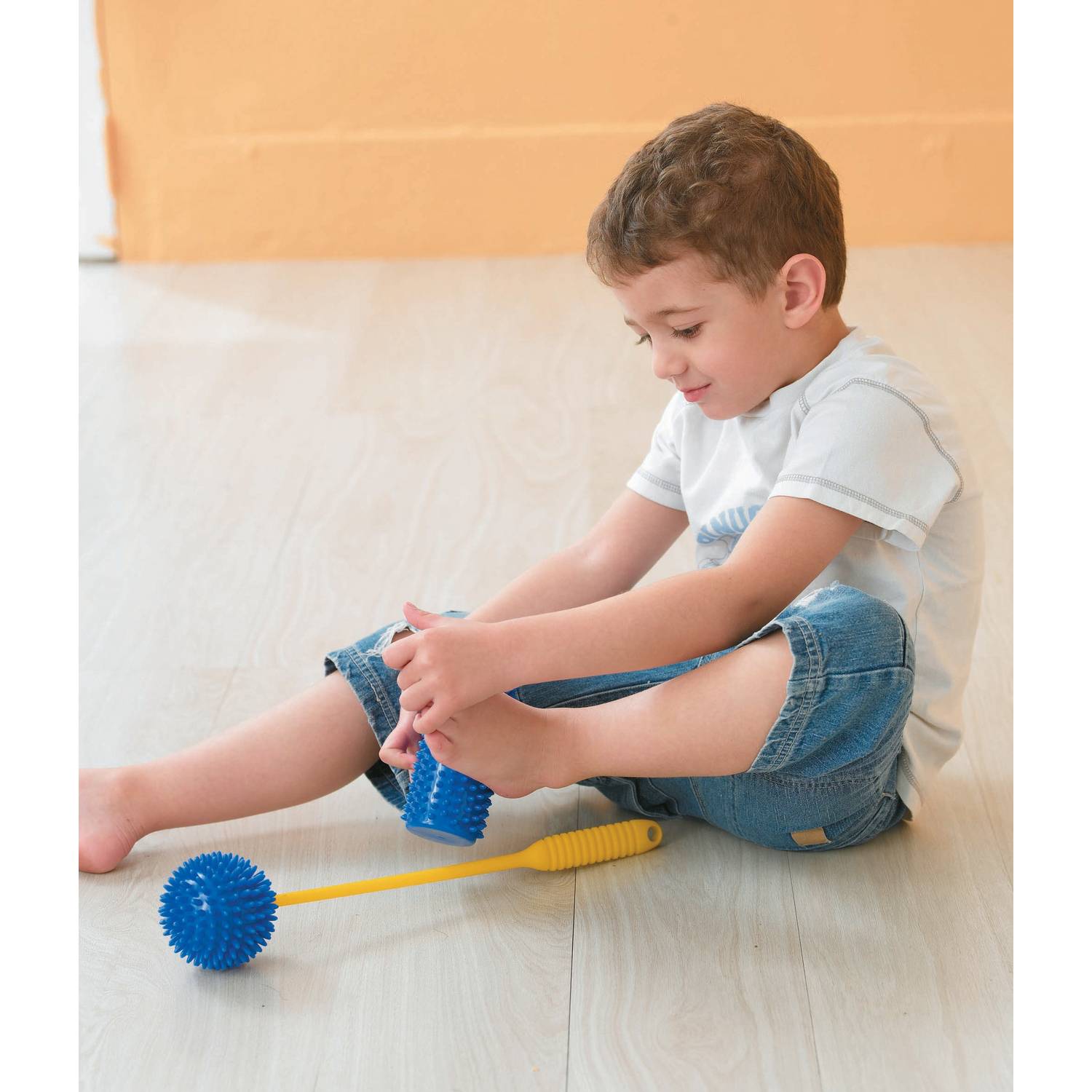 Weplay KT3301 Massage Rolle klein, 15 cm, blau