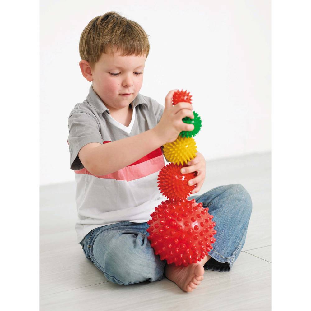 Weplay KT3305 Massageball Igelball Noppenball, blau 15cm, blau