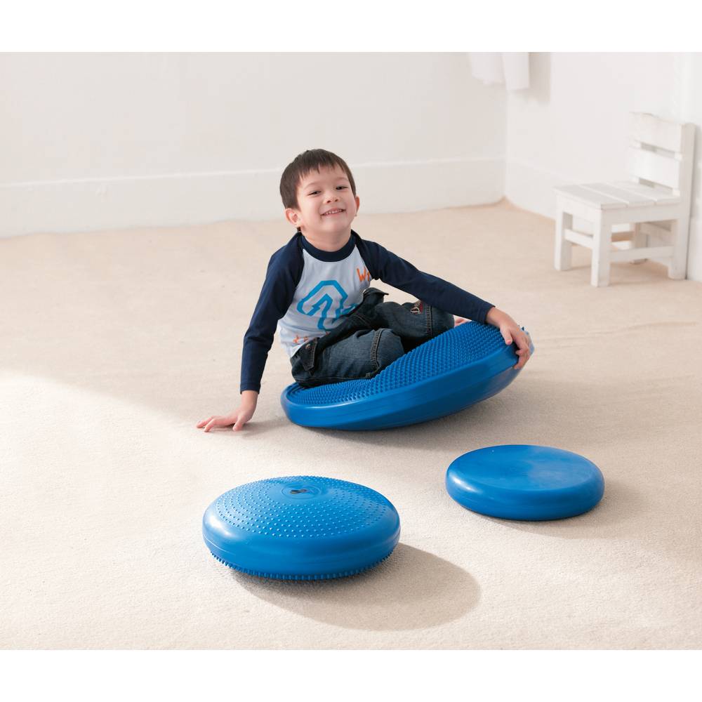 Weplay B0357 Luftkissen blau 35cm, Sitzkissen mit Noppen, blau