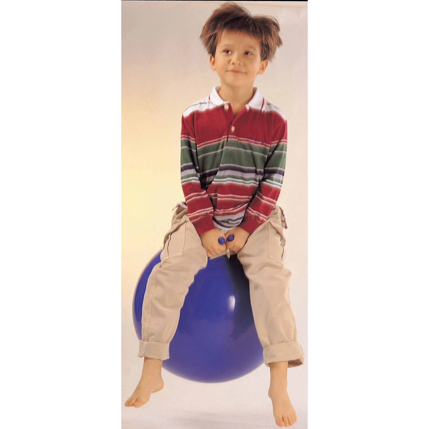 Weplay KB1301 Sprungball/Hüpfball, groß, 55 cm, blau