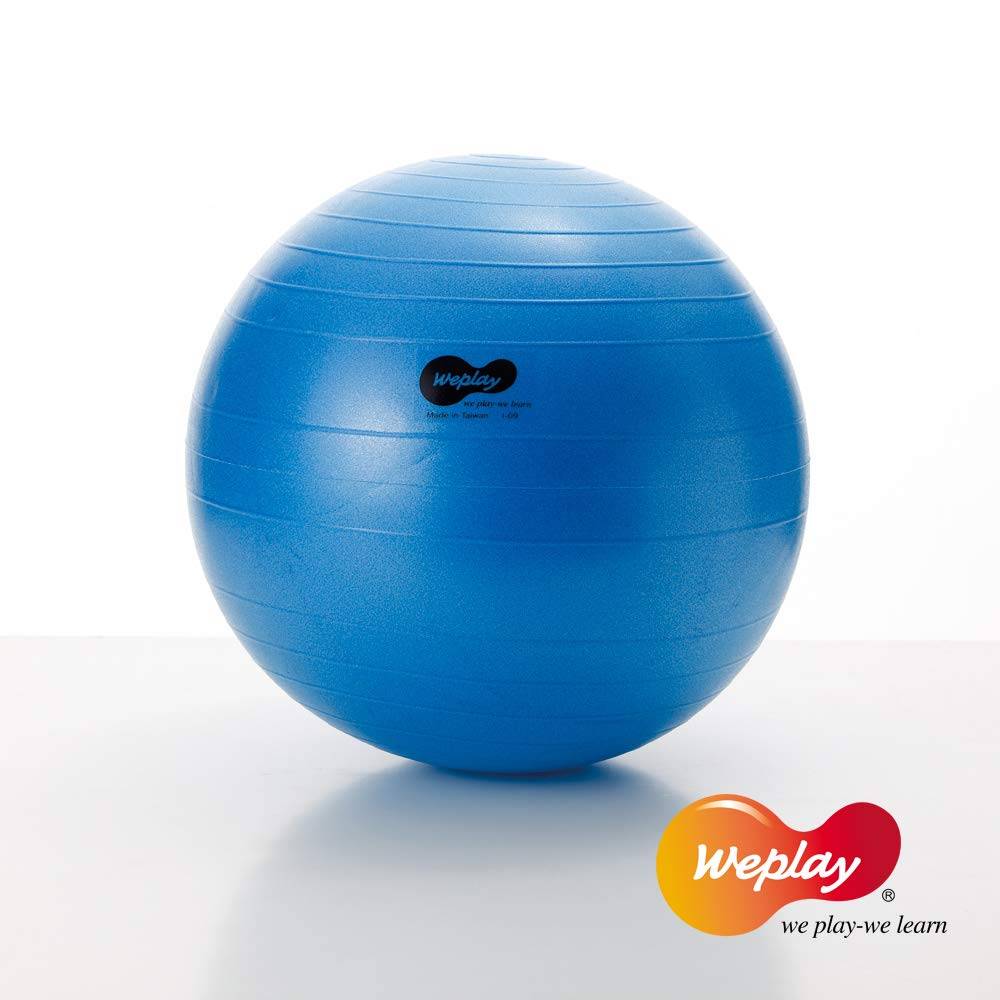 Weplay KB1309 Anti Burst Fitness Yoga Gymnastik Ball 65cm, blau