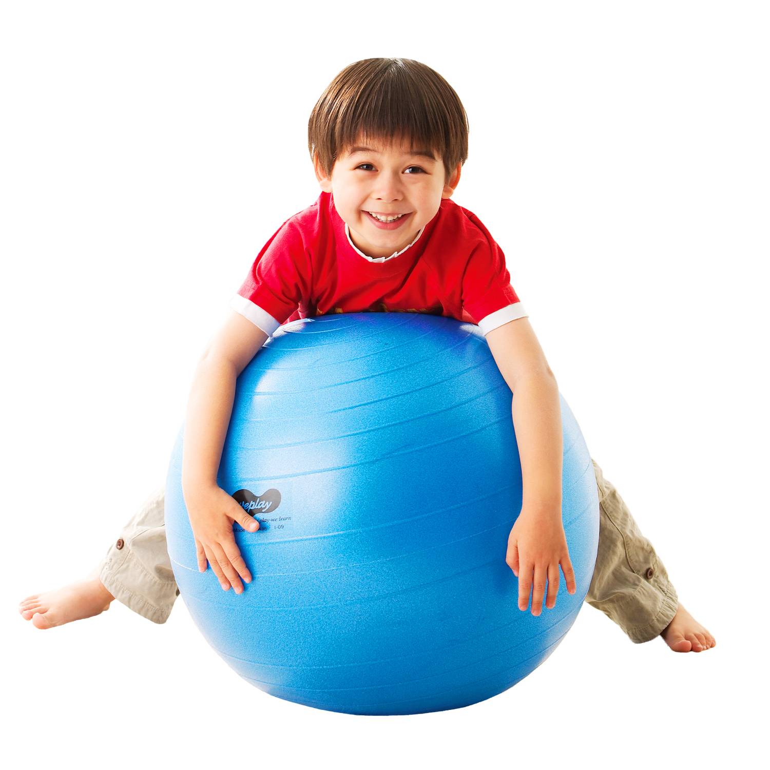 Weplay KB1309 Anti Burst Fitness Yoga Gymnastik Ball 65cm, blau
