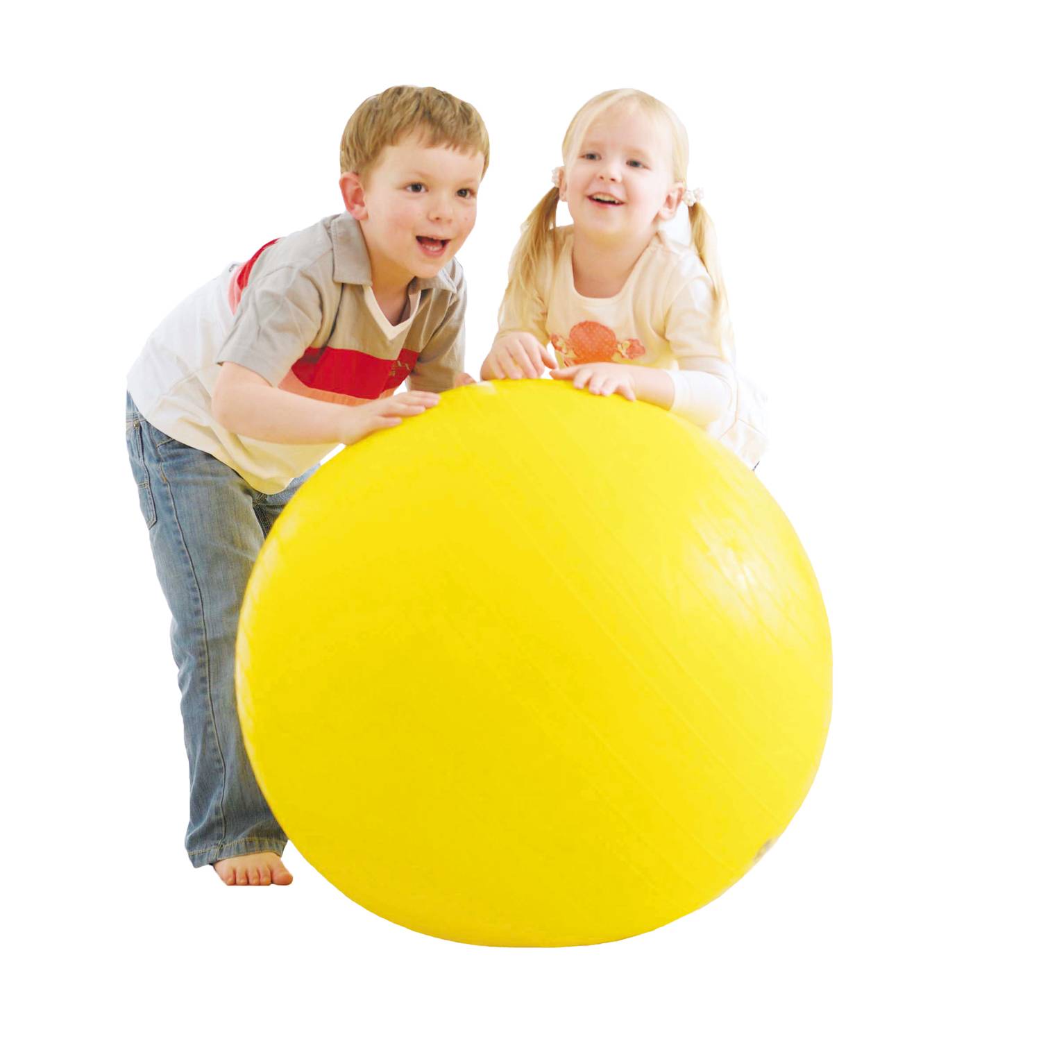 Weplay KB1303 Gymnastik Therapie Ball gelb, 85cm, gelb