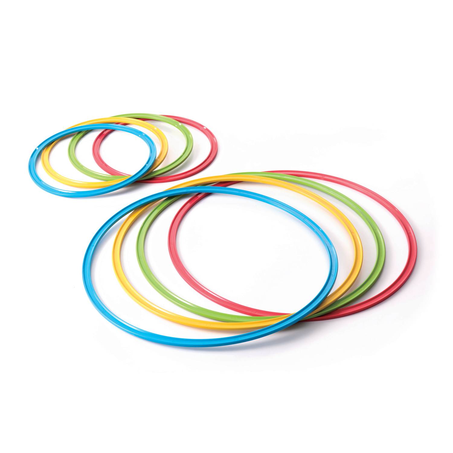 Weplay KM2003 Hula Hoop Reifen, bunt, 8-teilig (1 Set)