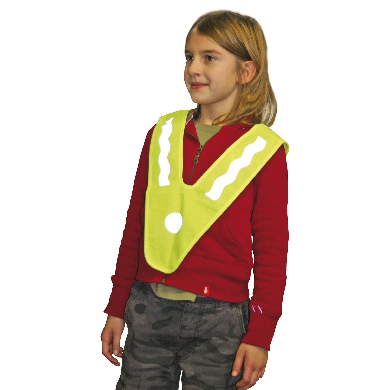 EDUPLAY 150-035 Sicherheitskragen für Kinder, gelb/reflex