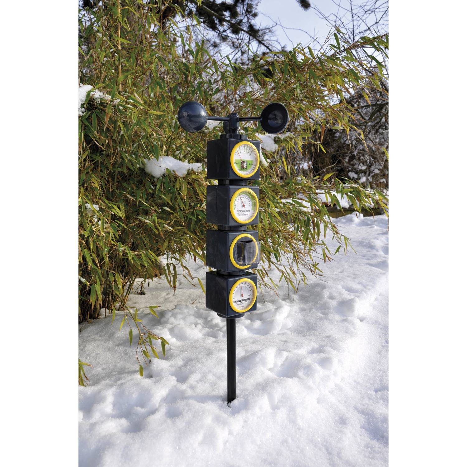 EDUPLAY 150-057 Basis Wetterstation 4 Funktionen, schwarz