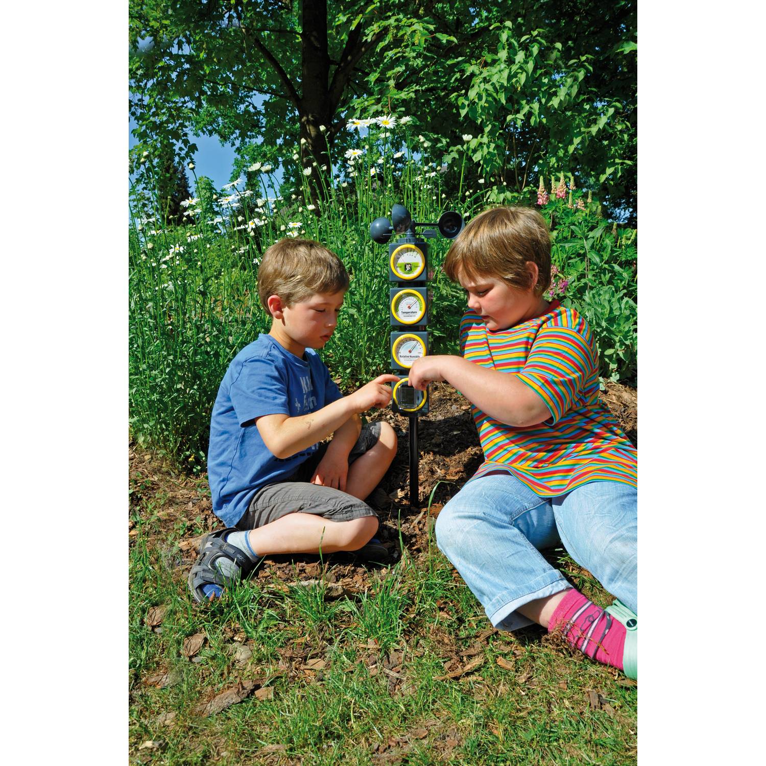 EDUPLAY 150-057 Basis Wetterstation 4 Funktionen, schwarz