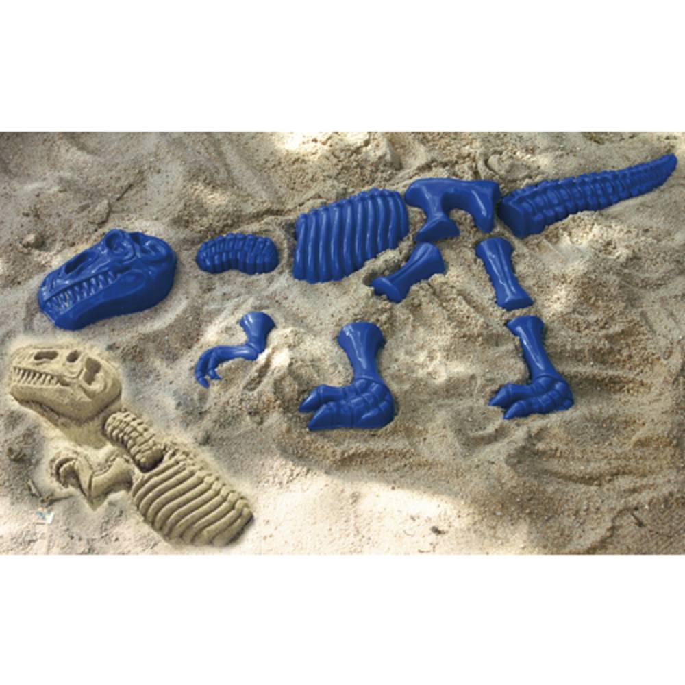 EDUPLAY 160-003 Sandformen, Dinosaurier Tyrannosaurus Rex, blau, 10-teilig (1 Set)