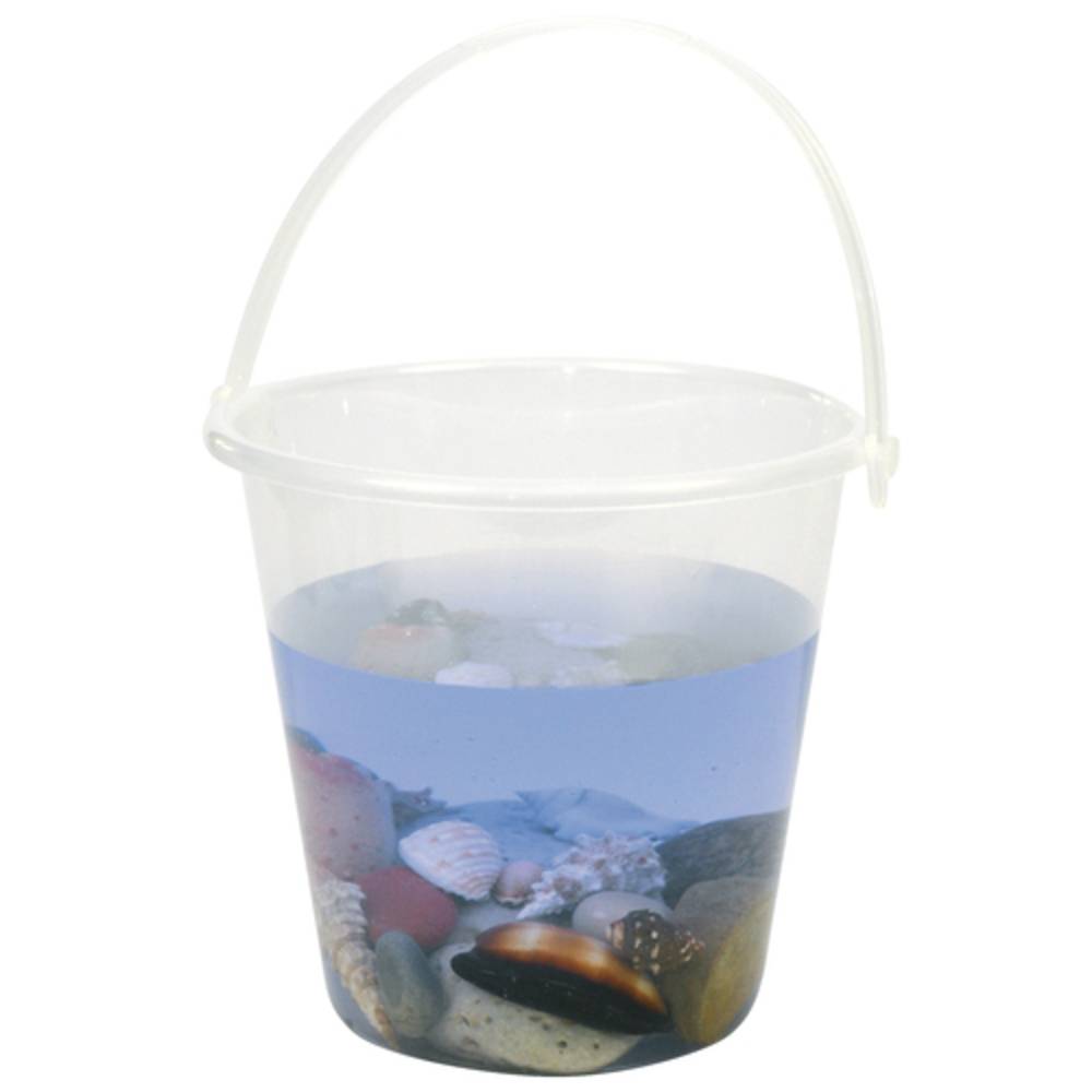EDUPLAY 160-062 Eimer für ca. 2,5 Liter, transparent