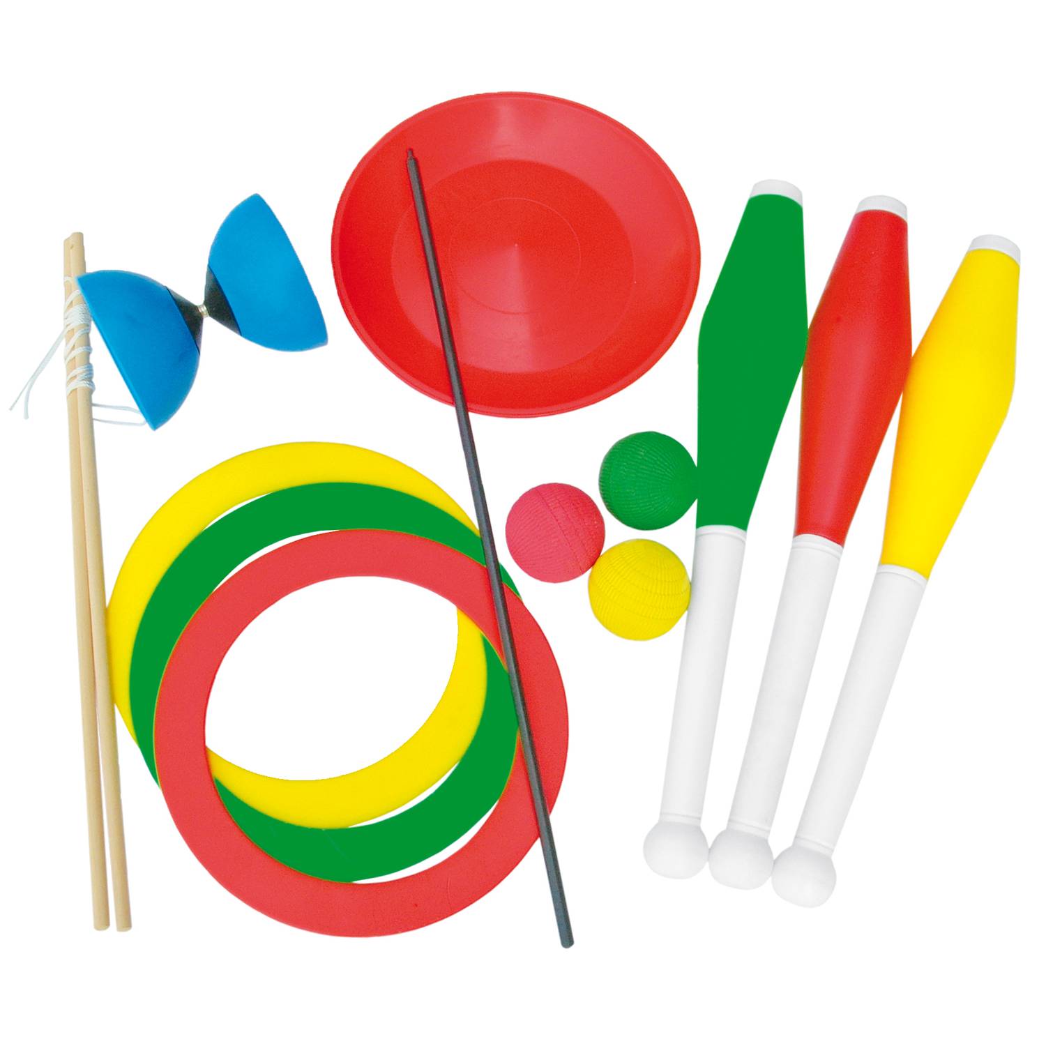 EDUPLAY 170-129 Jonglierset, mehrfarbig, 12-teilig (1 Set)