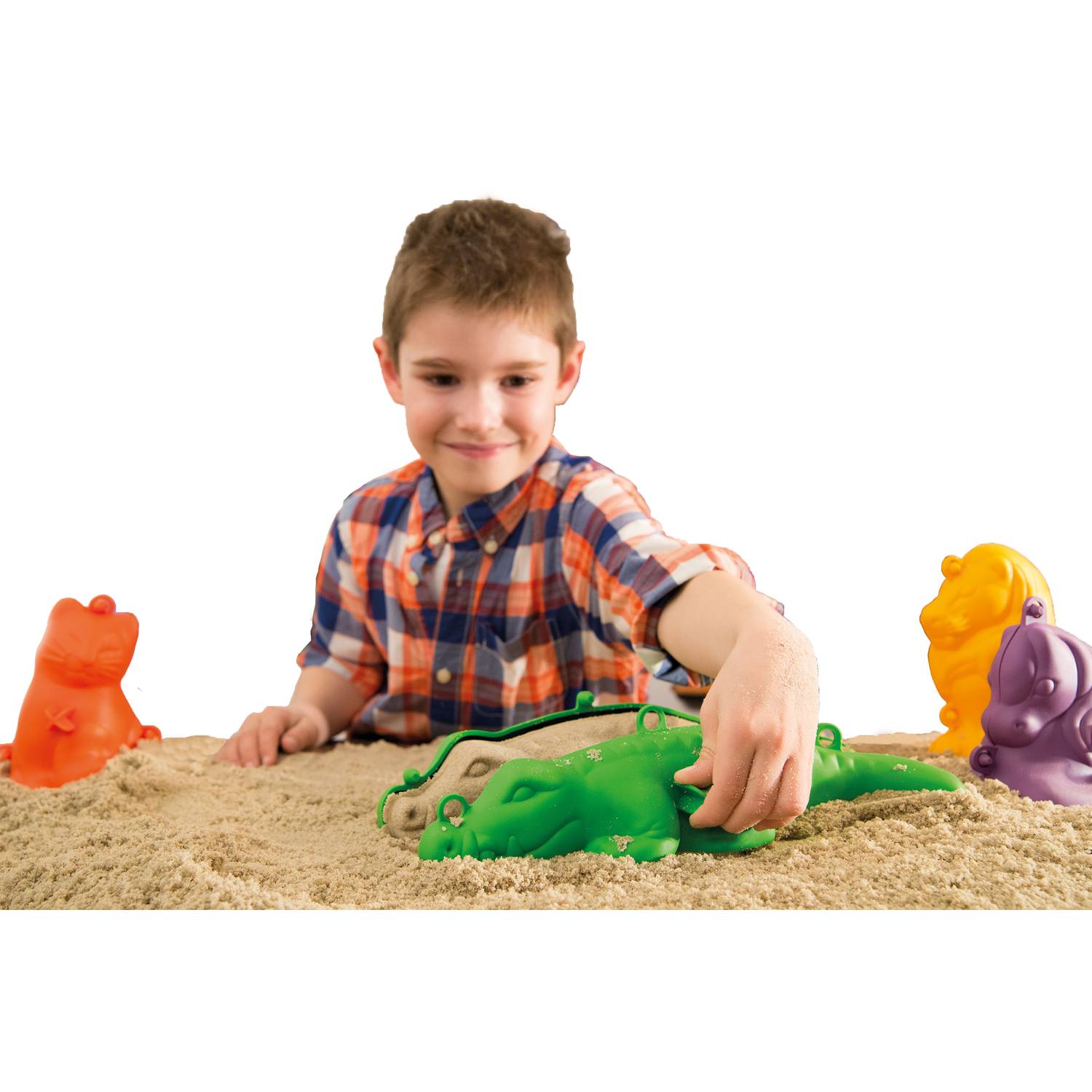 EDUPLAY 160183 Sandform 3D groß outdoor, mehrfarbig, 4-teilig (1 Set)