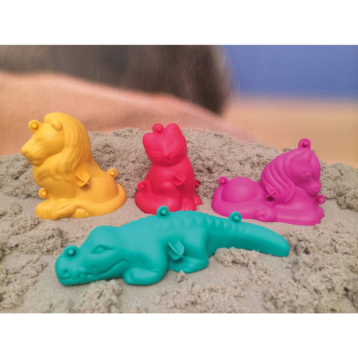 EDUPLAY 160184 Sandform 3D klein indoor, mehrfarbig, 4-teilig (1 Set)