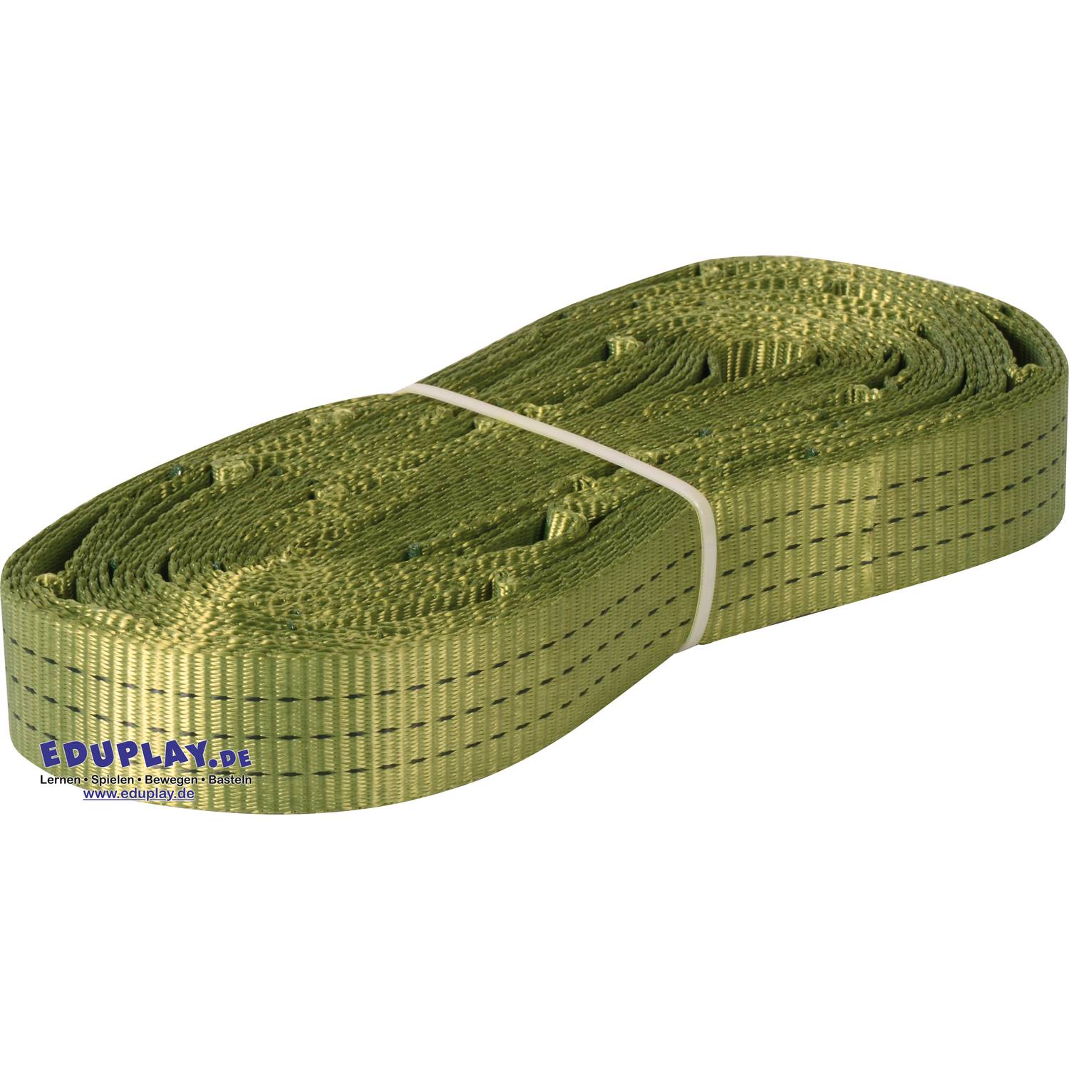 EDUPLAY 170391 Ninja Line, 2 Affenschaukeln, 2 Turnringe & 3 Seilknoten, mehrfarbig (12 m)