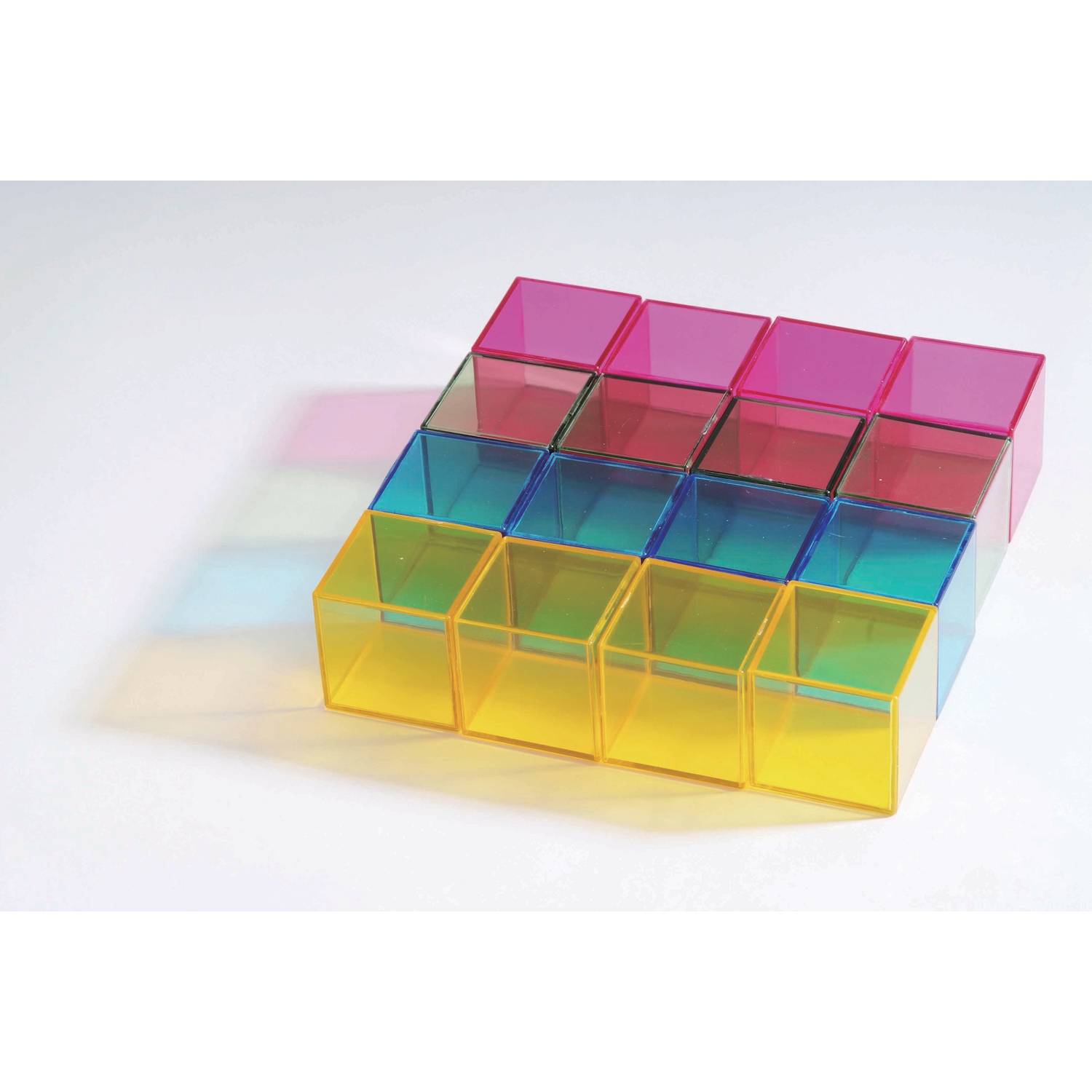 Weplay KC2002 Kreativ Regenbogen Crystal Bausteine, mehrfarbig, 16-teilig (1 Set)