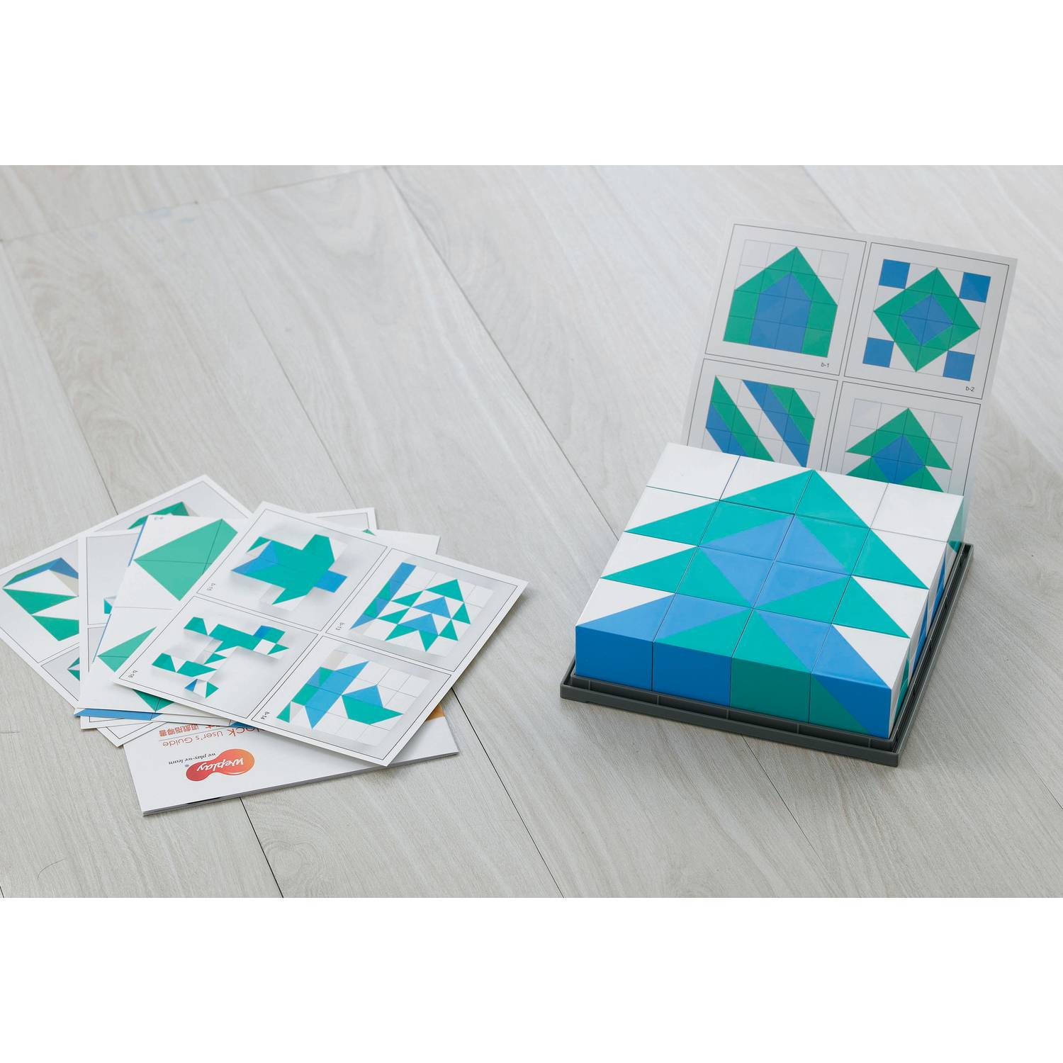 Weplay KC2004 Kreativ Bausteine Blocks, ocean, 16-teilig (1 Set)