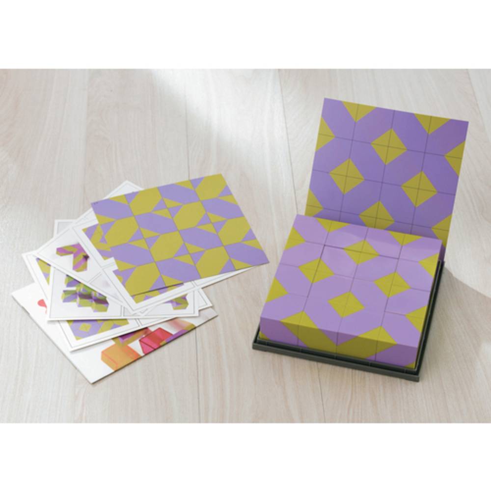 Weplay KC2005 Kreativ Bausteine Blocks Traumwald, grün/lila, 16-teilig (1 Set)