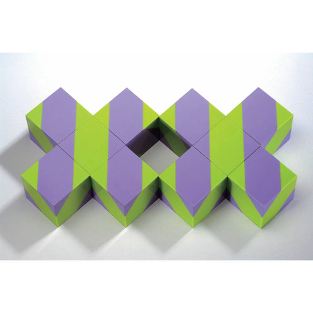 Weplay KC2005 Kreativ Bausteine Blocks Traumwald, grün/lila, 16-teilig (1 Set)