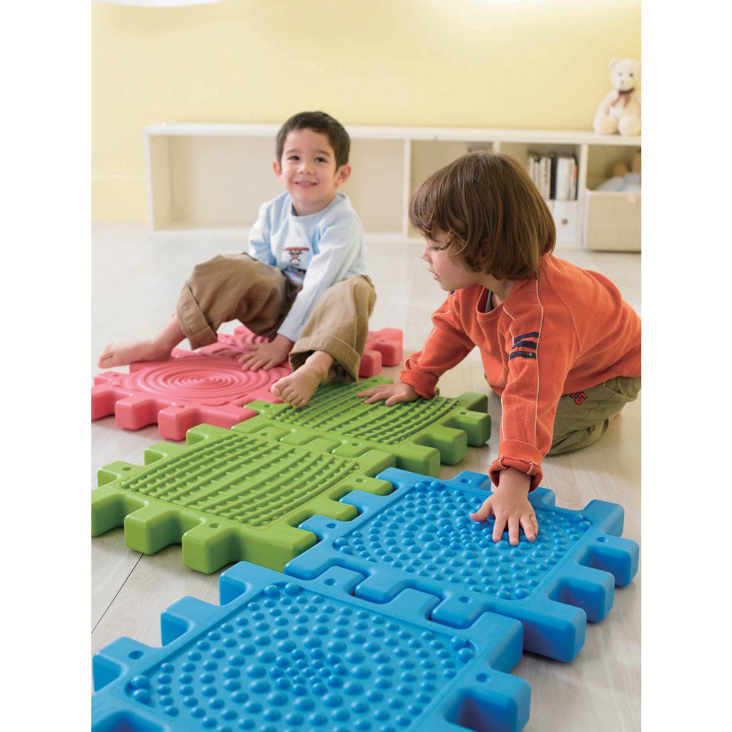 Weplay KT1001 We-Blocks Mega Sensorik Elemente, bunt, 6-teilig (1 Set)