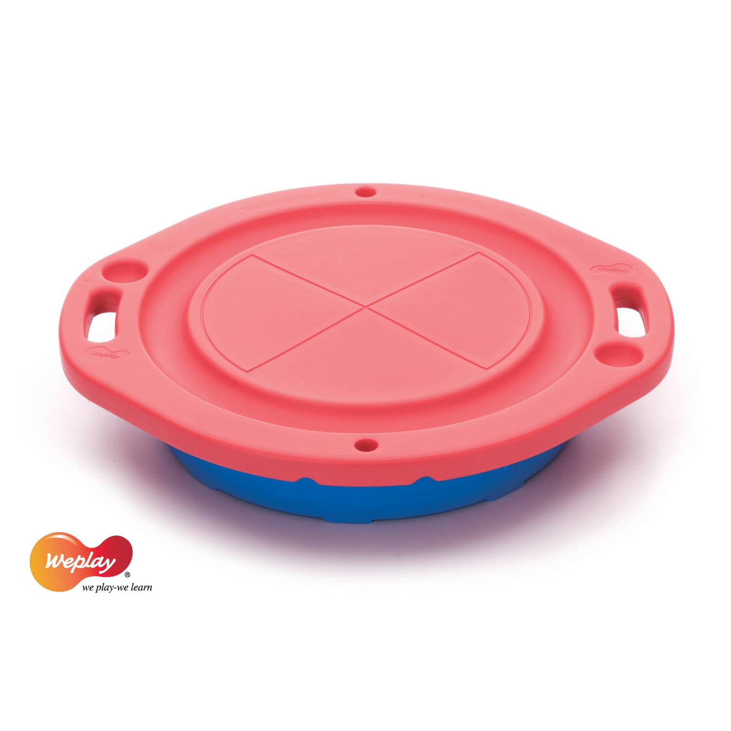 Weplay KP2001.1 Balance Brett Rotator mit Ball, rot