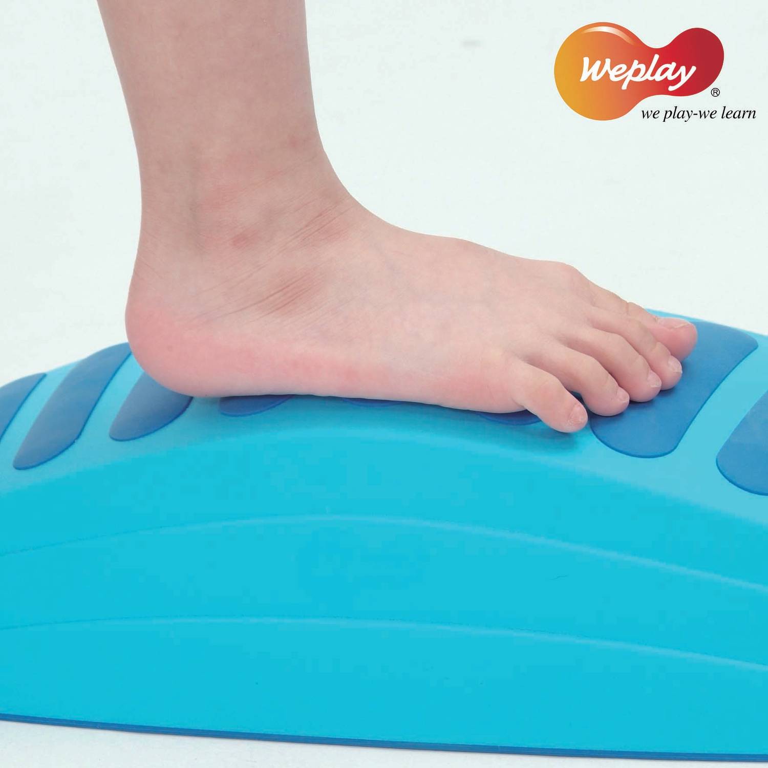 Weplay KT0009-00B Regenbogen Wellen Balancier Wege, blau, 9-teilig (1 Set)