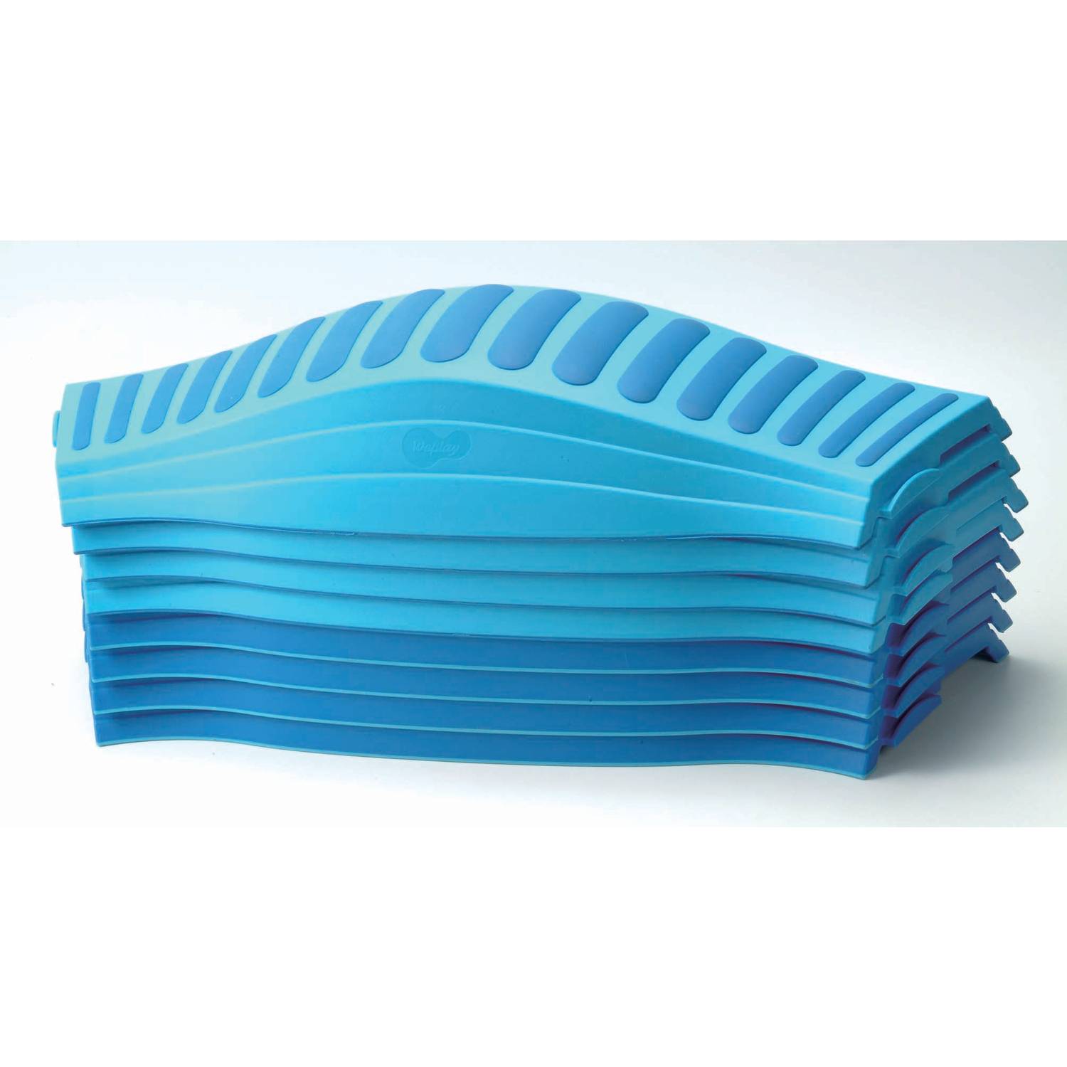 Weplay KT0009-00B Regenbogen Wellen Balancier Wege, blau, 9-teilig (1 Set)