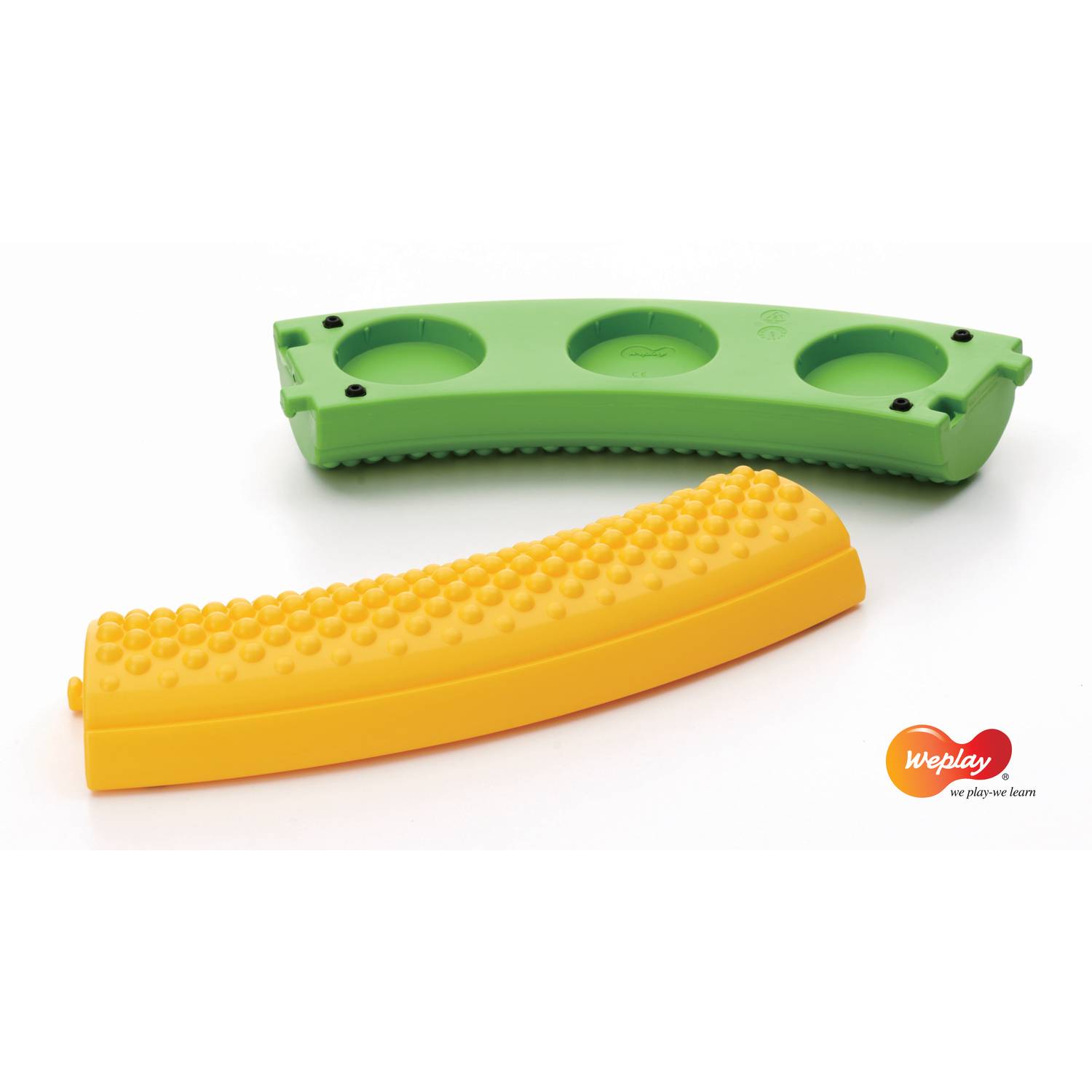 Weplay KT0003 Balancierpfad, gerade & gebogen, bunt, 16-teilig (1 Set)