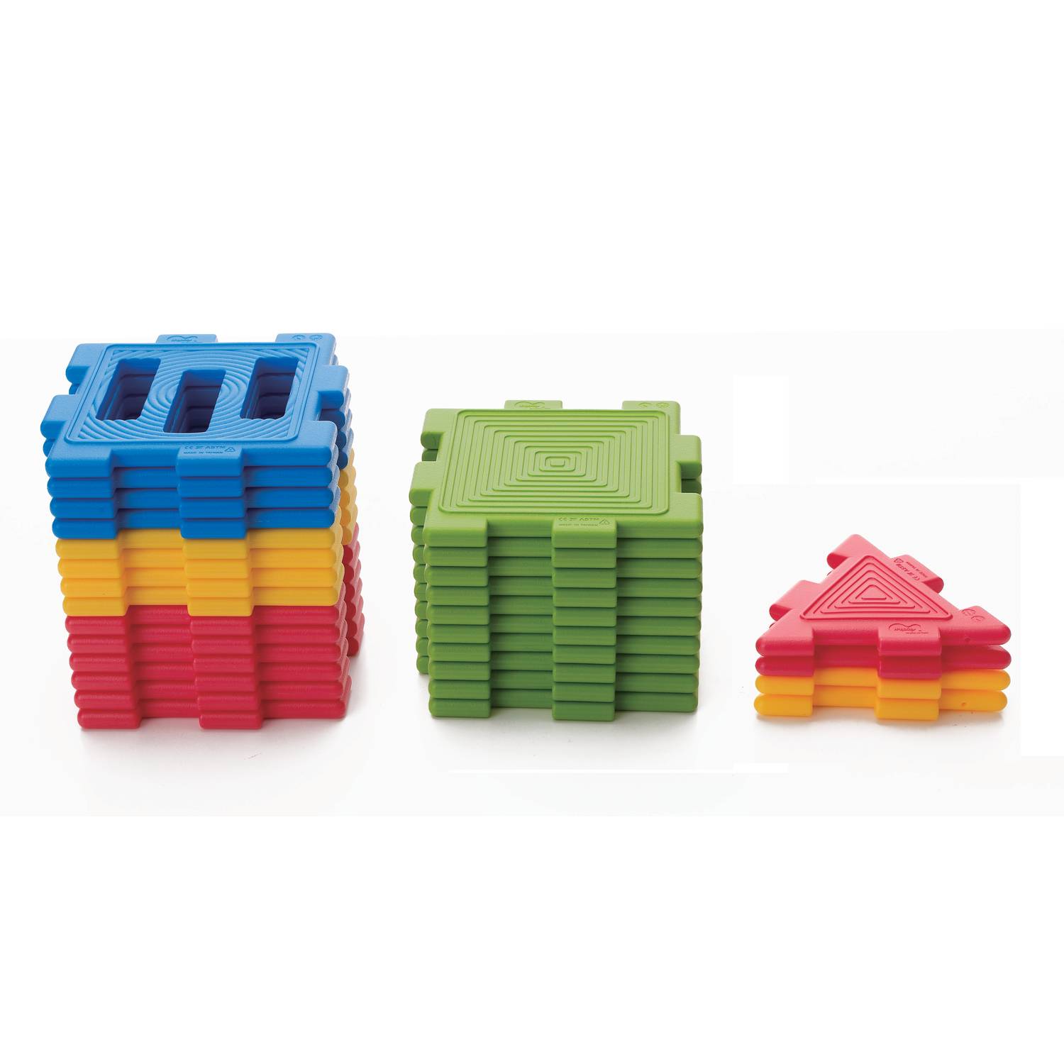 Weplay KC3002-028 We-Blocks Minis Bauelemente, bunt, 28-teilig (1 Set)
