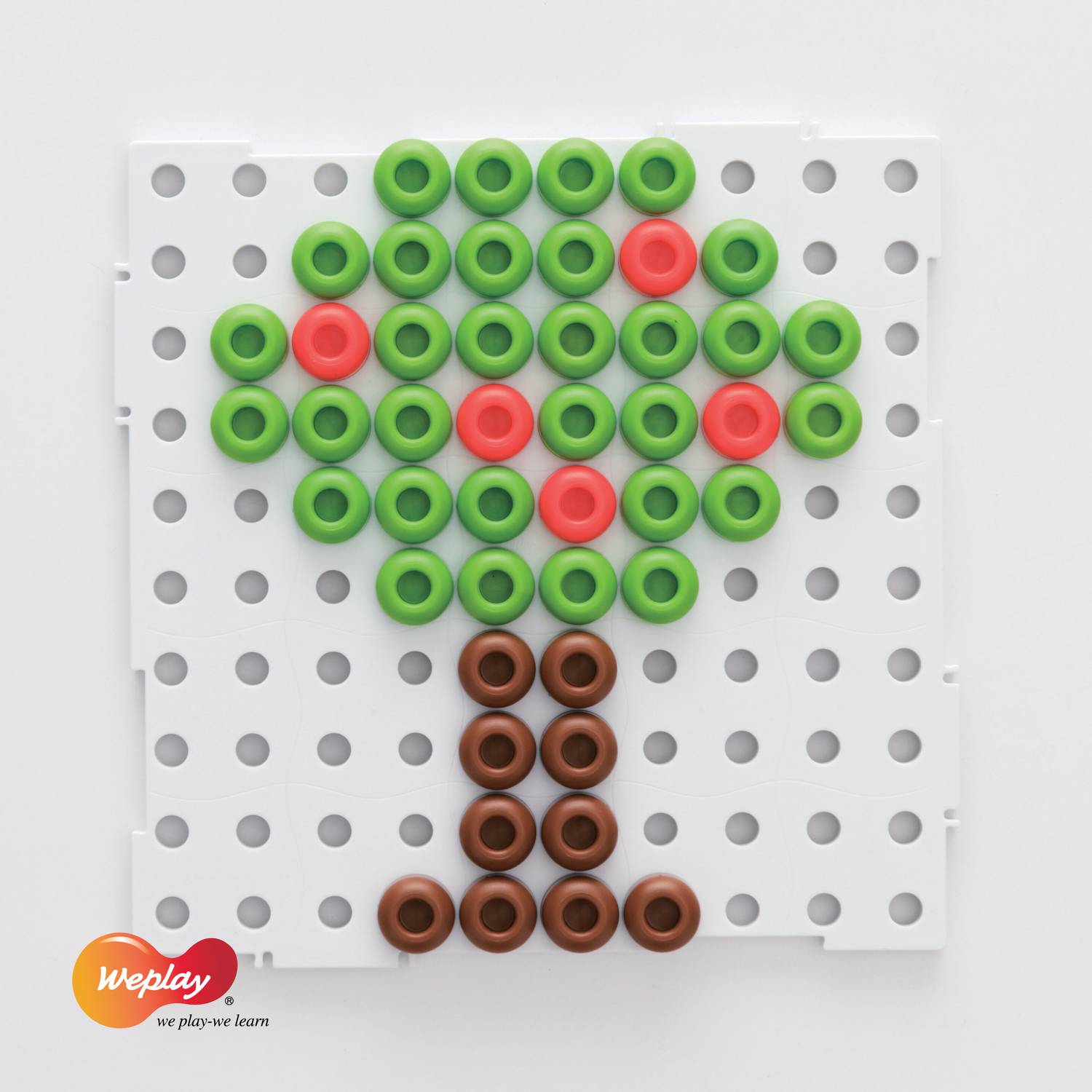 Weplay KC2008 Beanstalk Bohnen für 2D & 3D Kreationen, bunt, 188-teilig (1 Set)