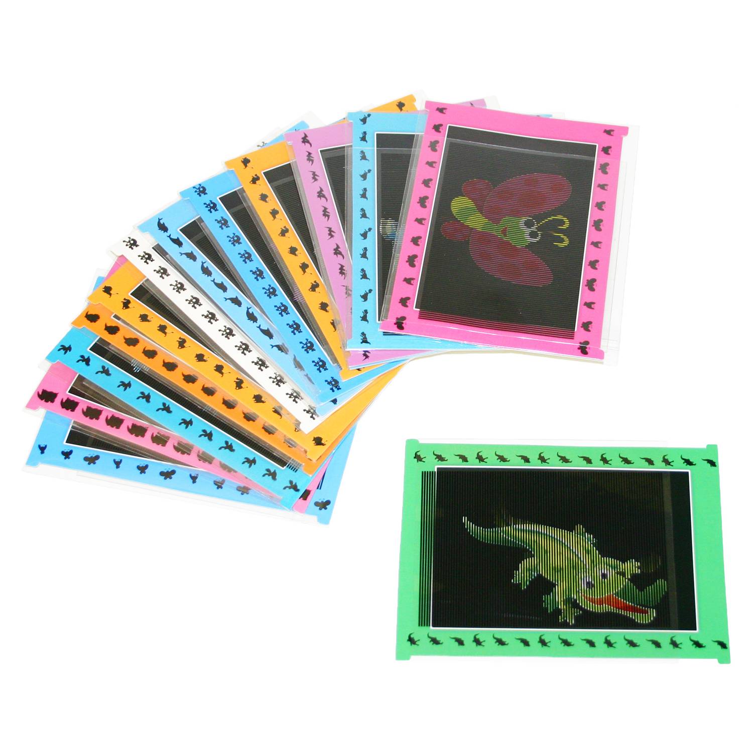 EDUPLAY 130-171 Magische Zauber Karte 11,5x8,5cm, mehrfarbig (Modell zufällig, 1 Stück)