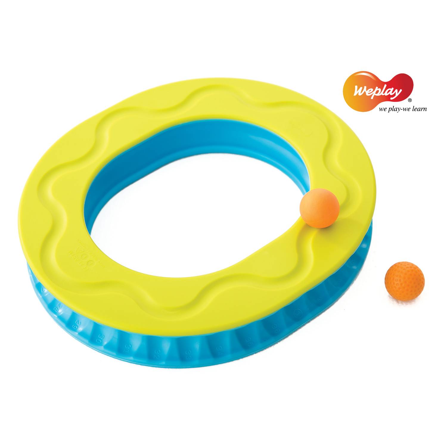 Weplay KF0009 Rolling4Fun, türkis/lime/orange (1 Set)