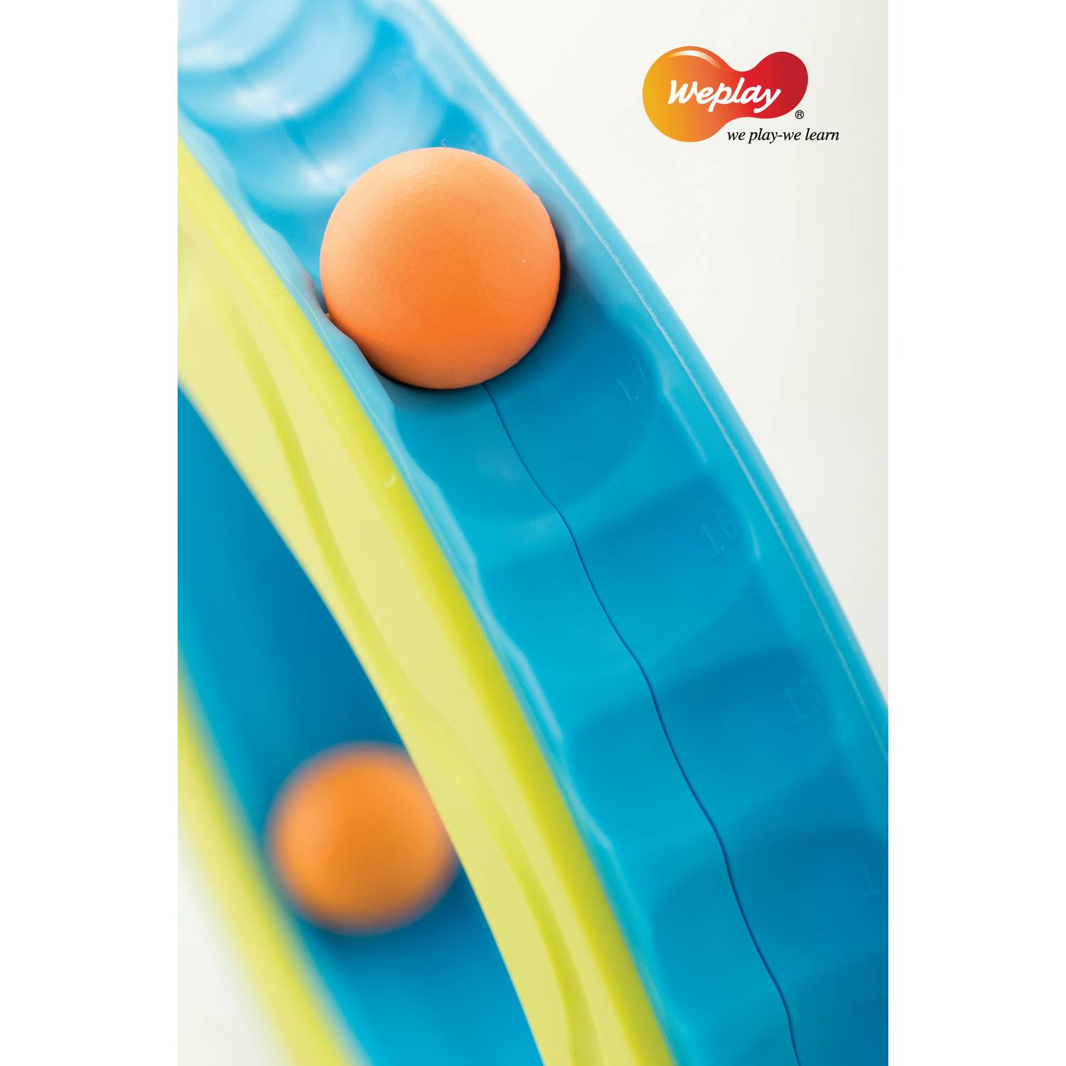 Weplay KF0009 Rolling4Fun, türkis/lime/orange (1 Set)