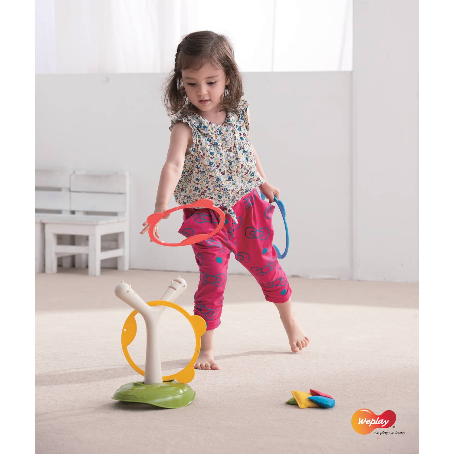 Weplay KM0005 Twiggly Toss, bunt (1 Set)