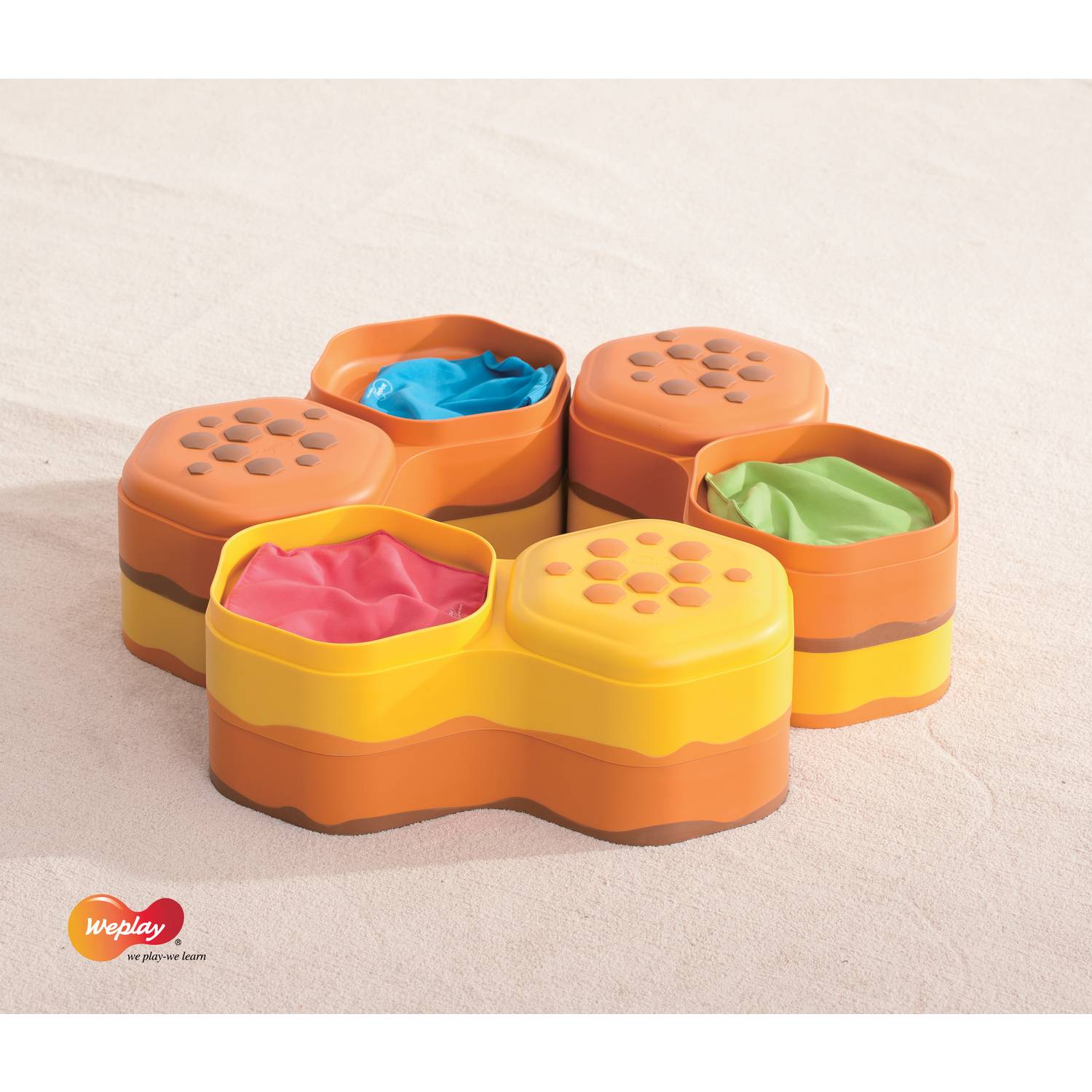 Weplay KT0016 Honey Hills, orange/gelb (1 Set)