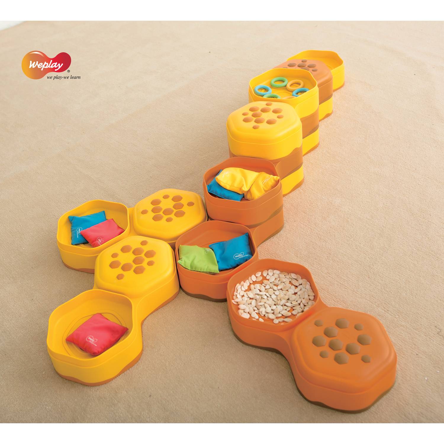 Weplay KT0016 Honey Hills, orange/gelb (1 Set)