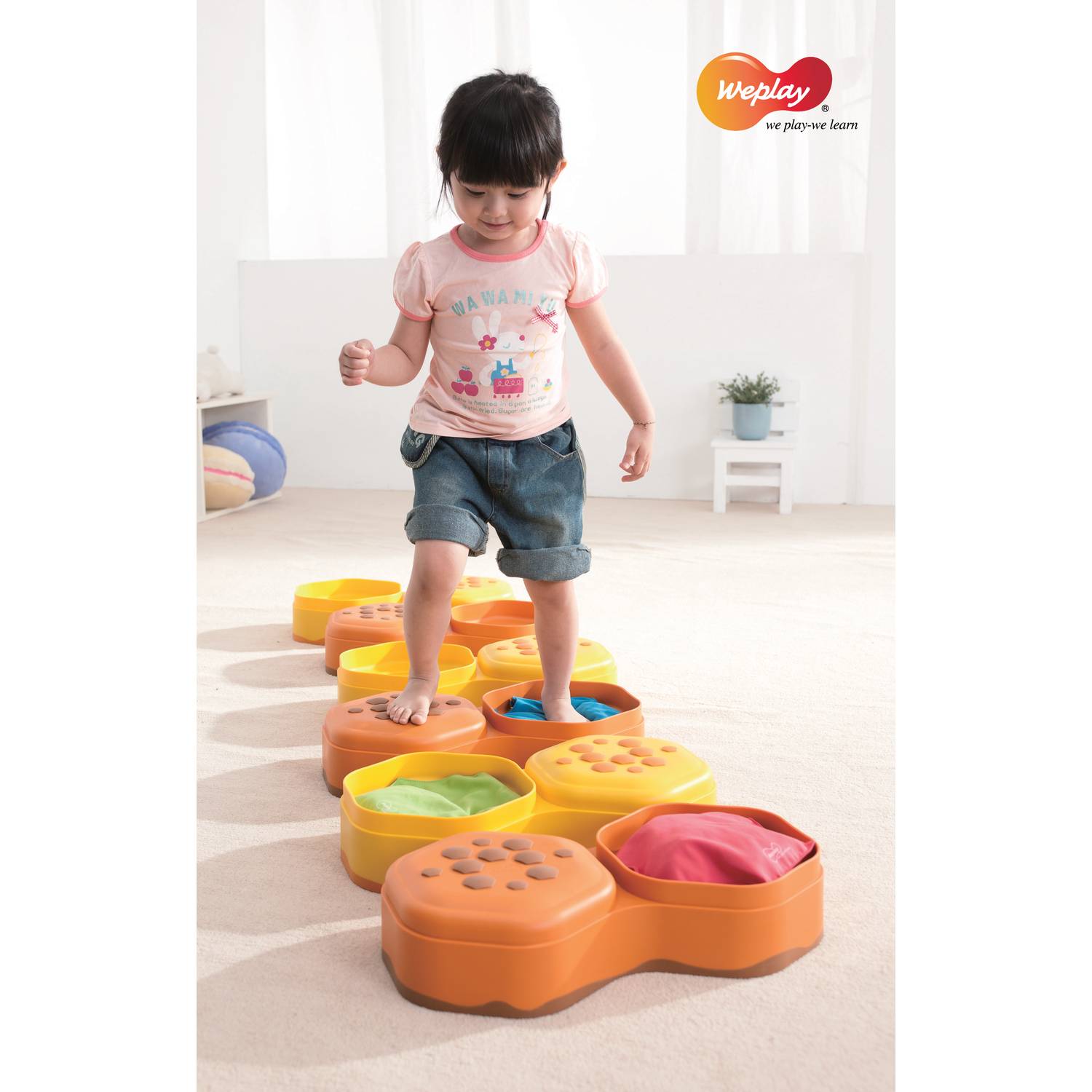 Weplay KT0016 Honey Hills, orange/gelb (1 Set)