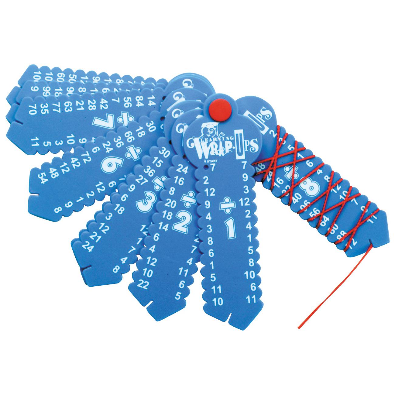 EDUPLAY 120481 Rechenfächer, Kunststoff, Division / (Farbe zufällig, 1 Stück)