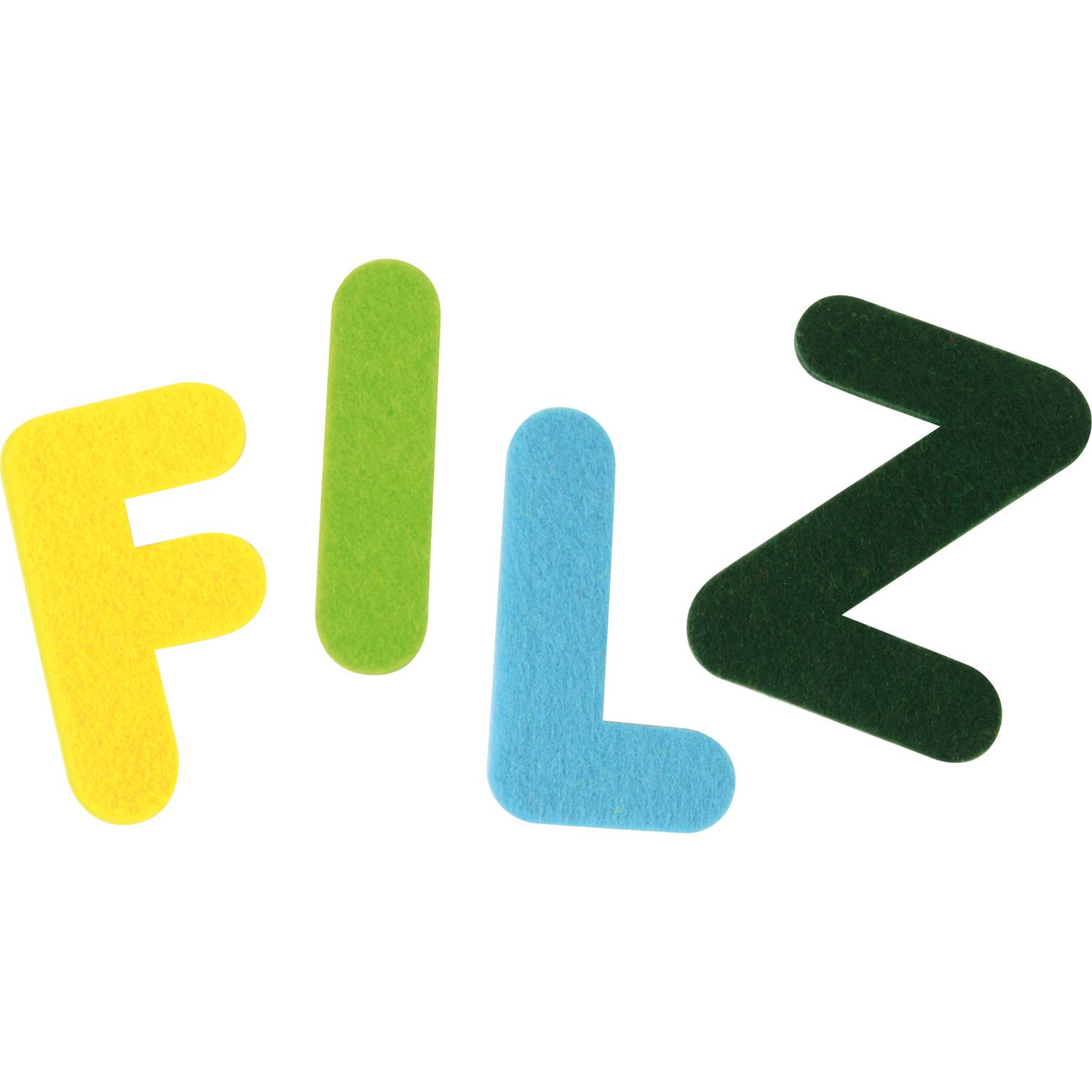EDUPLAY 120491 Filzbuchstaben Mega 8 cm, Polyesterfilz, mehrfarbig, 150-teilig (1 Set)