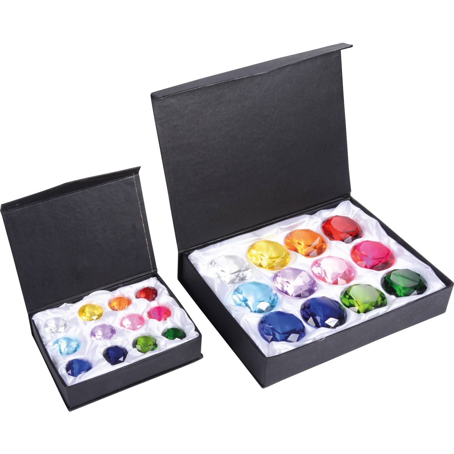 EDUPLAY 130245 Deko Diamanten 60 mm, 16-teilig (Farbe zufällig, 1 Set)