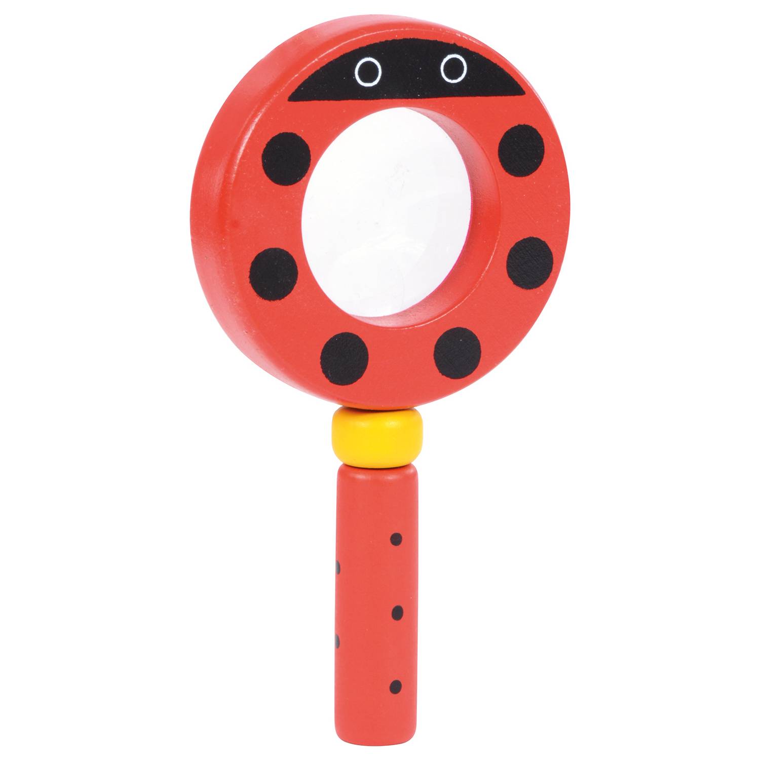 EDUPLAY 130252 Lupe, Holz, Ø 6,8 x 12,8 cm (Farbe zufällig)