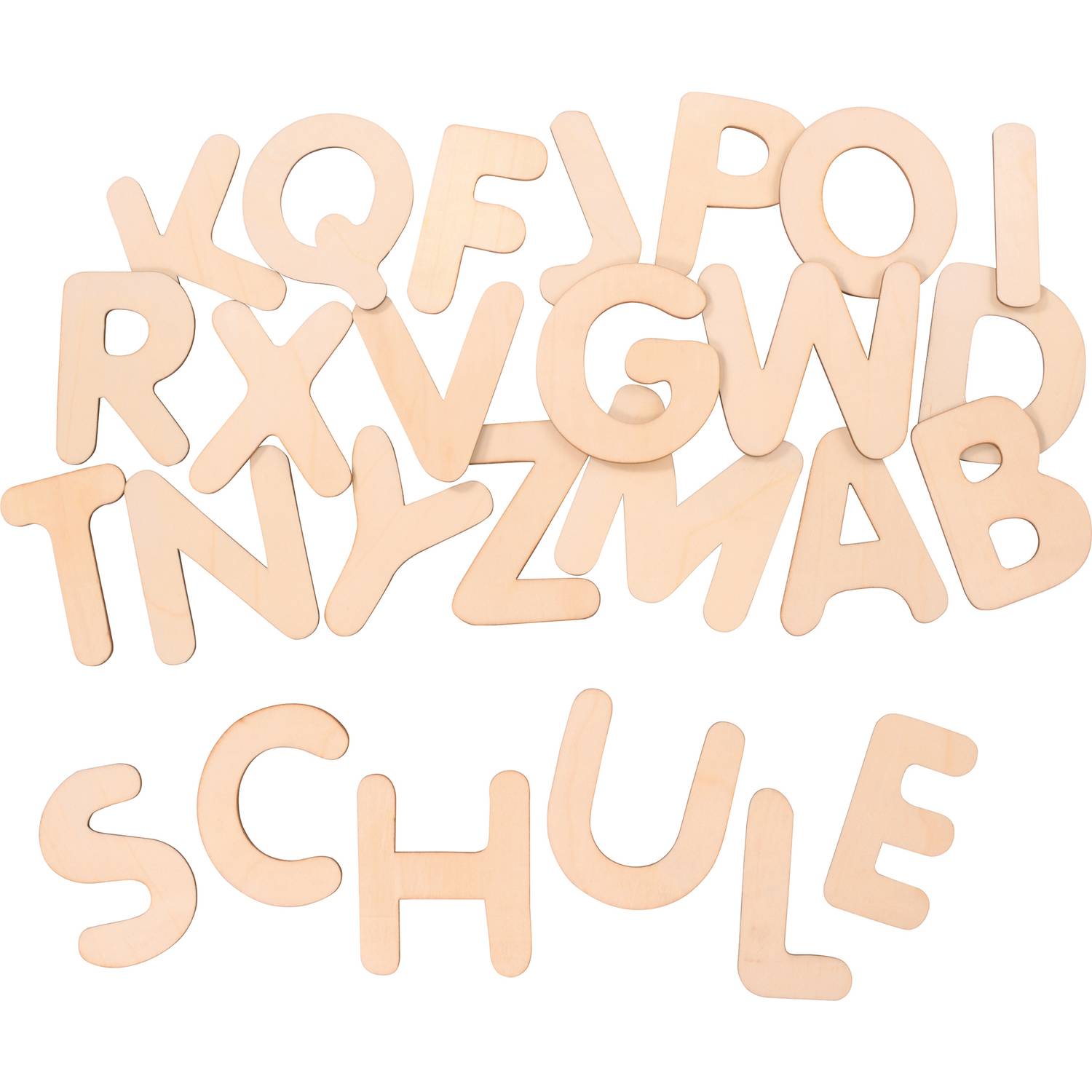 EDUPLAY 120595 Holzbuchstabe A, natur